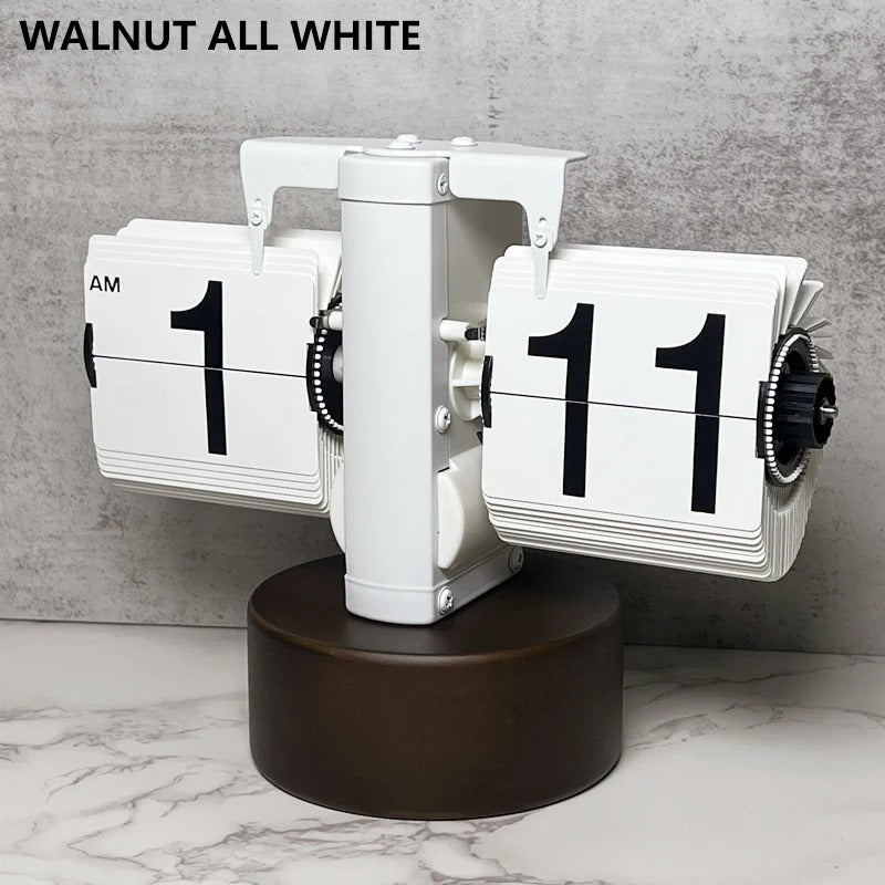 Retro Flip Table Mechanical Clock