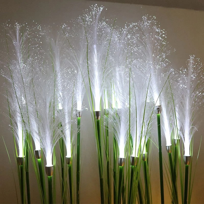 LED Solar Garden Lights Outdoor Waterproof Reed Light